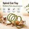 Spring Design Cat Tunnel Toy Spiral Cat Playhouse New Kitten Self-Play Toy  Indoor Cats Playtime