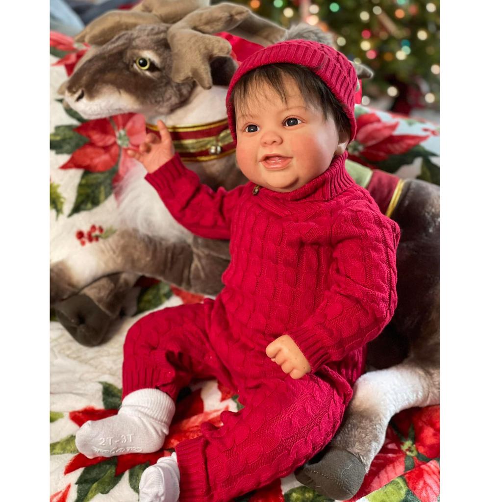 60 см, мягкая силиконовая кукла реборн с 3D-краской для девочек, Реалистичная принцесса для малышей, искусство Bebe с сосудистой веной, как настоящая