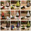 Multi-layered Crochet Christmas Tree Kit Sports Ball Christmas Tree Material Kit  Home Decoration