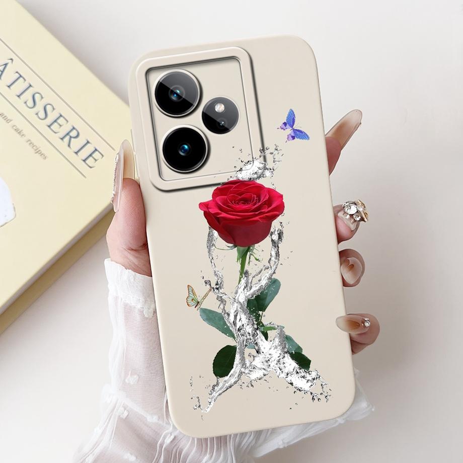 Чехол для Realme GT7 Чехол RealmeGT 7T Новый Конфетный Расписной Задняя Крышка Ударопрочный Мягкий ТПУ Чехол для Телефона Для Realme GT 7 Pro GT7 T GT7T Оболочка