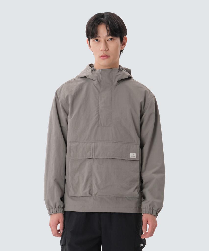 Анорак для кемпинга Snowpeak Apparel (S25Zmcan10) Винтажный Серый