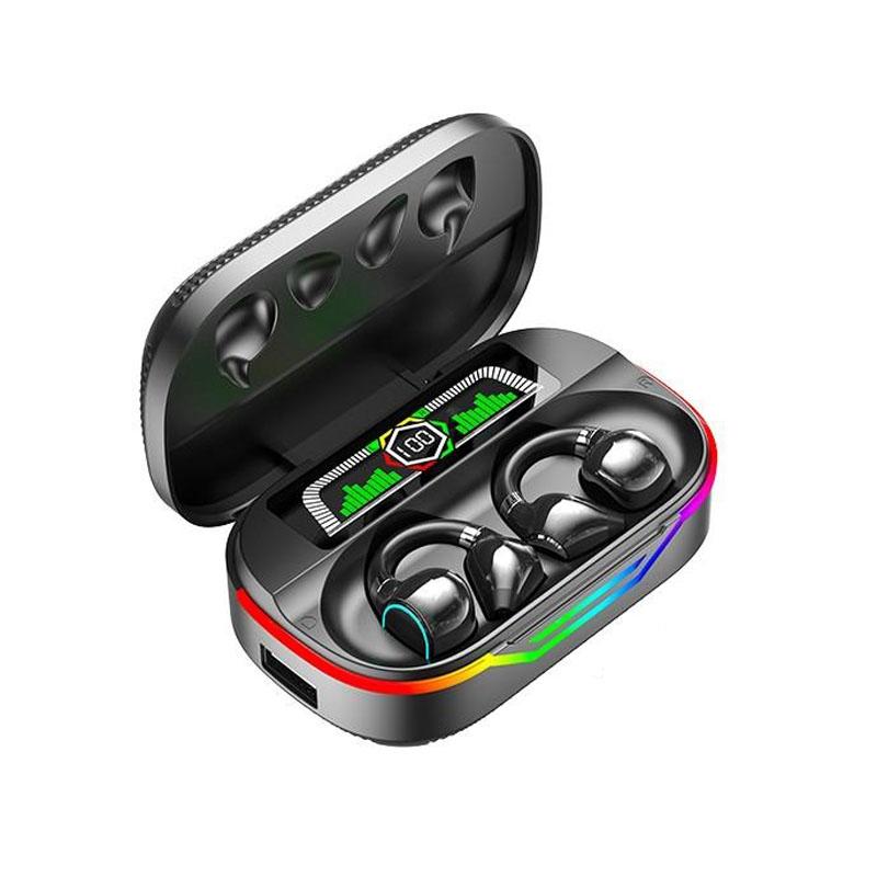 Подвесная Bluetooth-гарнитура ушного типа с беспроводным шумоподавлением без костной проводимости открыта и не может проникнуть в ухо Новые спортивные наушники для бега