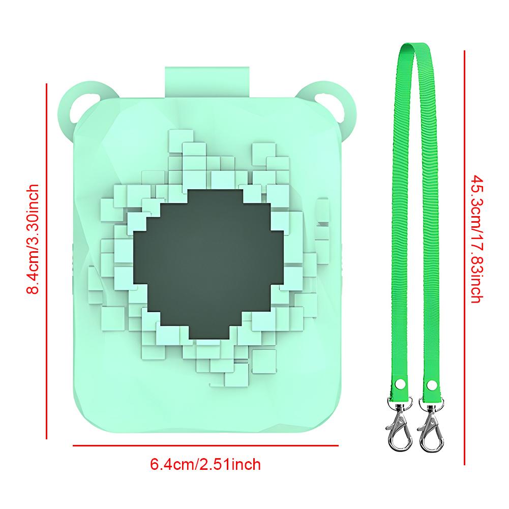 Силиконовый чехол со шнурком для интерактивной игрушки Bitzee Magicals (зеленый)