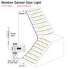 1-40 Steps LED Stair Light Strip Motion Sensor Stairs LED Strip Light With 2 Sensor Easy Insallation Stairway Step Light Strip