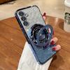 Чехол с блестками и градиентом для Samsung Galaxy S2 S24 Ultra S23 S22 S21 Plus S20 FE A4 A A1 A3 A3 A34 A2 Блестящая крышка