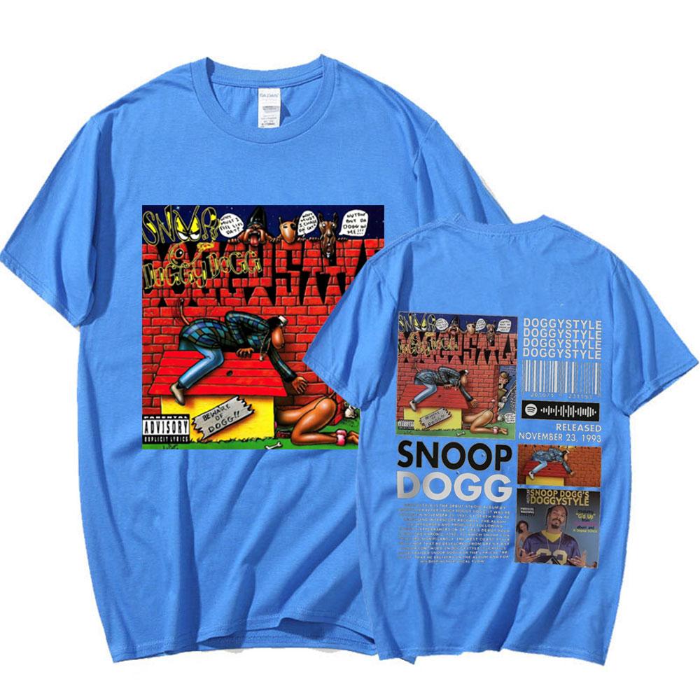2025Snoop Dogg Doggystyle Album 90s Y2K Merch Vintage Rapper Hiphop 100% Pure Cotton Printed T-shirt Oversized Streetwear Y2K