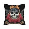 Музыкальная группа Rock G-Guns N Roses Наволочка Мягкая Ткань Чехол для Подушки Декор Чехол для Декоративной Подушки Дом Квадратный 18''