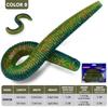 10Pcs 10/13cm Worm Stick Lures Slow Sinking Earthworm Fishing Bait Noodle Worm Lures  Saltwater