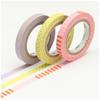 Masking Tape - Slim Deco A - Set of 3 Rolls - 6mm X 10m - Pink, Yellow, Parma