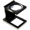 PhoenixLoupe Folding Stand Stripe Linen Tester for Measuring Fabric Threads Measuring Recordings Includes Case Magnifier, [10x Magnification] / /