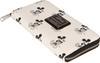 Loungefly Disney Mickey Mouse Faux Leather Wallet Bifold Round - & Zipper, Off-White, Casual.