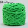 100g/bola chenille tricô fio macio linha  tira de gelo fio de algodão fio de lã diy para a mão tricô cachecol grosso