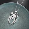 Stainless Steel Spider Pendant Ancient Gothic Neck Chains Insect Vintage Necklace  Jewelry Gift