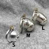 3 Types Optional Fully Enclosed Style Male Stainless Steel Chastity Cage Lock
