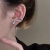 Серебряная игла циркон изысканные серьги-гвоздики в форме змеи на год змеи корейский ins нишевый дизайн женские серьги высокого класса