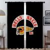 Hells Angels Curtains For Bedroom Halloween Decoration Home Interior Curtains For Living Room Partition Shades Blackout Curtain