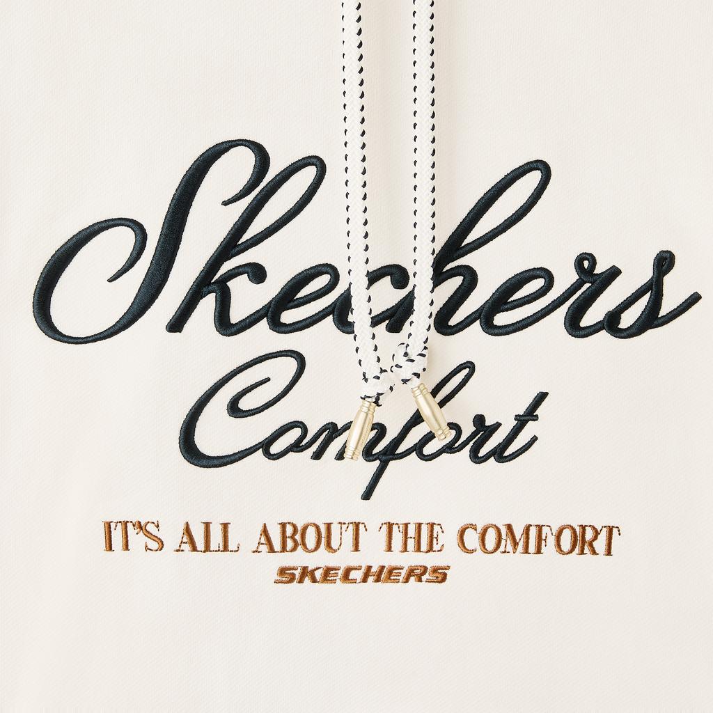 Skechers Свитшот-толстовка FW25 Мягкий, приятный для кожи Пуловер Теплый Свободный Спортивная толстовка с капюшоном Длинный рукав Удобный Блокировка температуры Унисекс толстовки L126U020-01B4