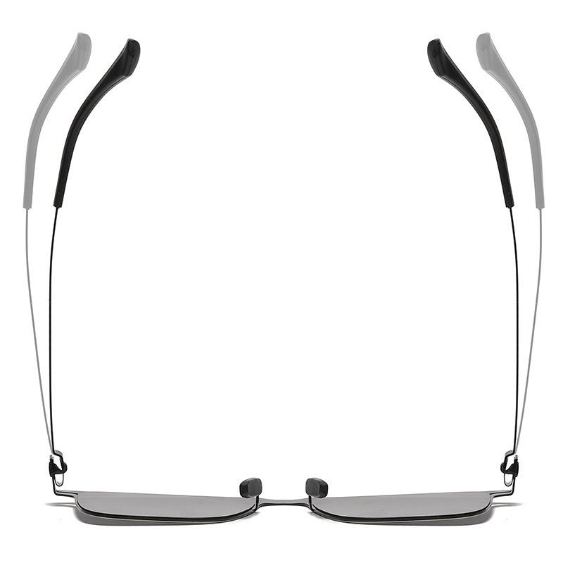 Стальные поляризационные солнцезащитные очки для мужчин, новые трендовые отрывные пленочные линзы, солнцезащитные очки для вождения, устойчивые к ультрафиолетовому излучению очки