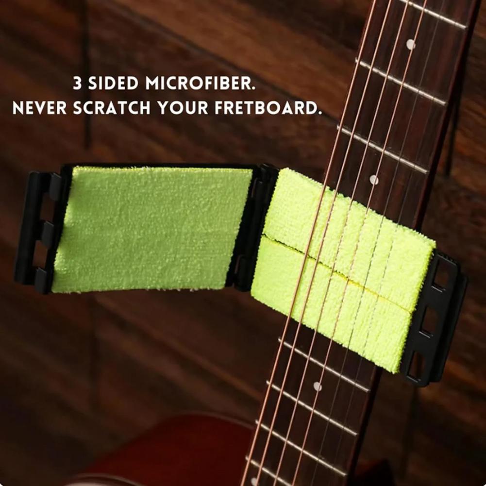 Guitar Fretboard Cleaner String Fingerboard Clean Cloth Maintenance Tool For Violin Bass Ukulele Electric