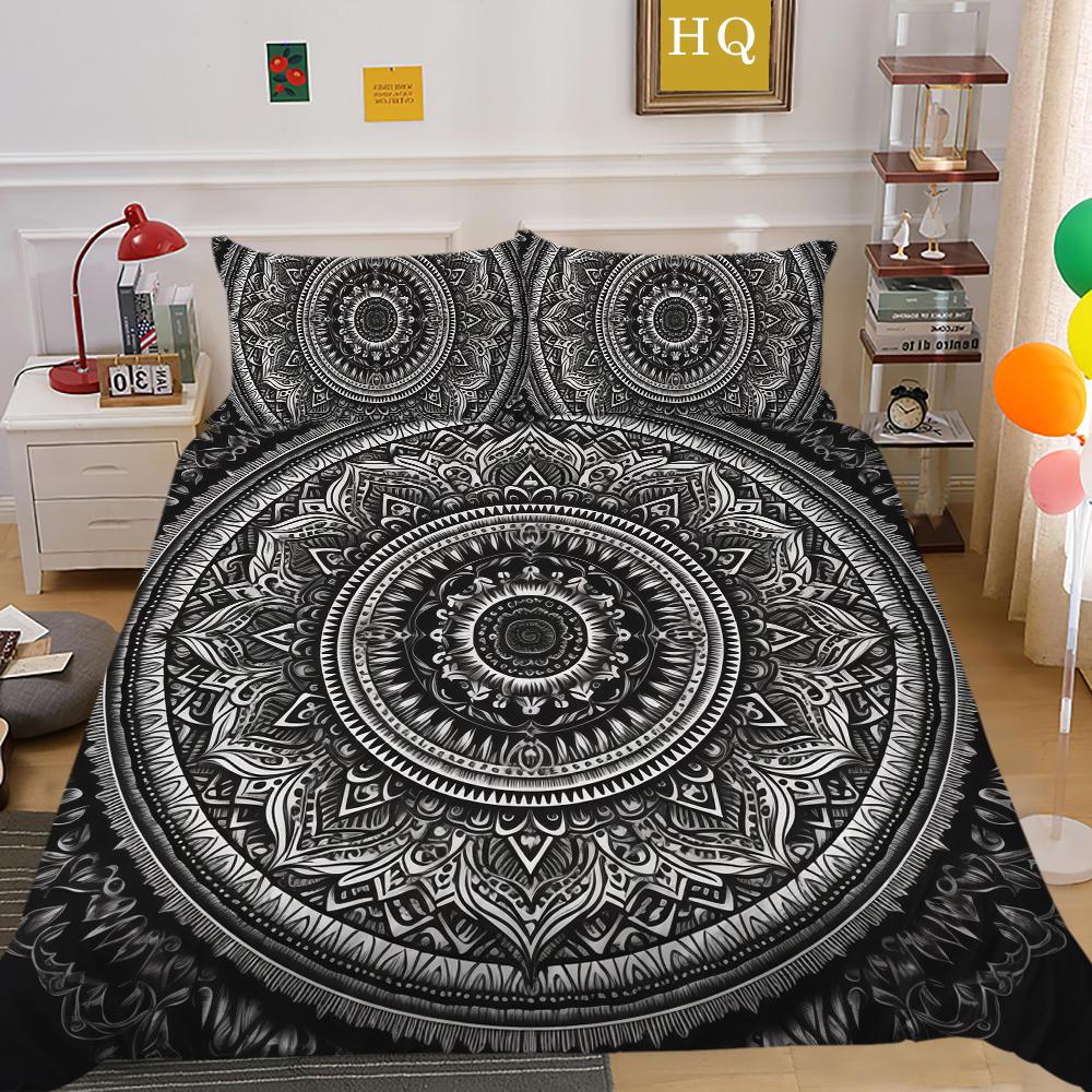 Комплект постельного белья для дома с 3D принтом дурмана, полиэстер, пододеяльник, женские постельные принадлежности, костюмы, мягкий домашний текстиль королевского размера