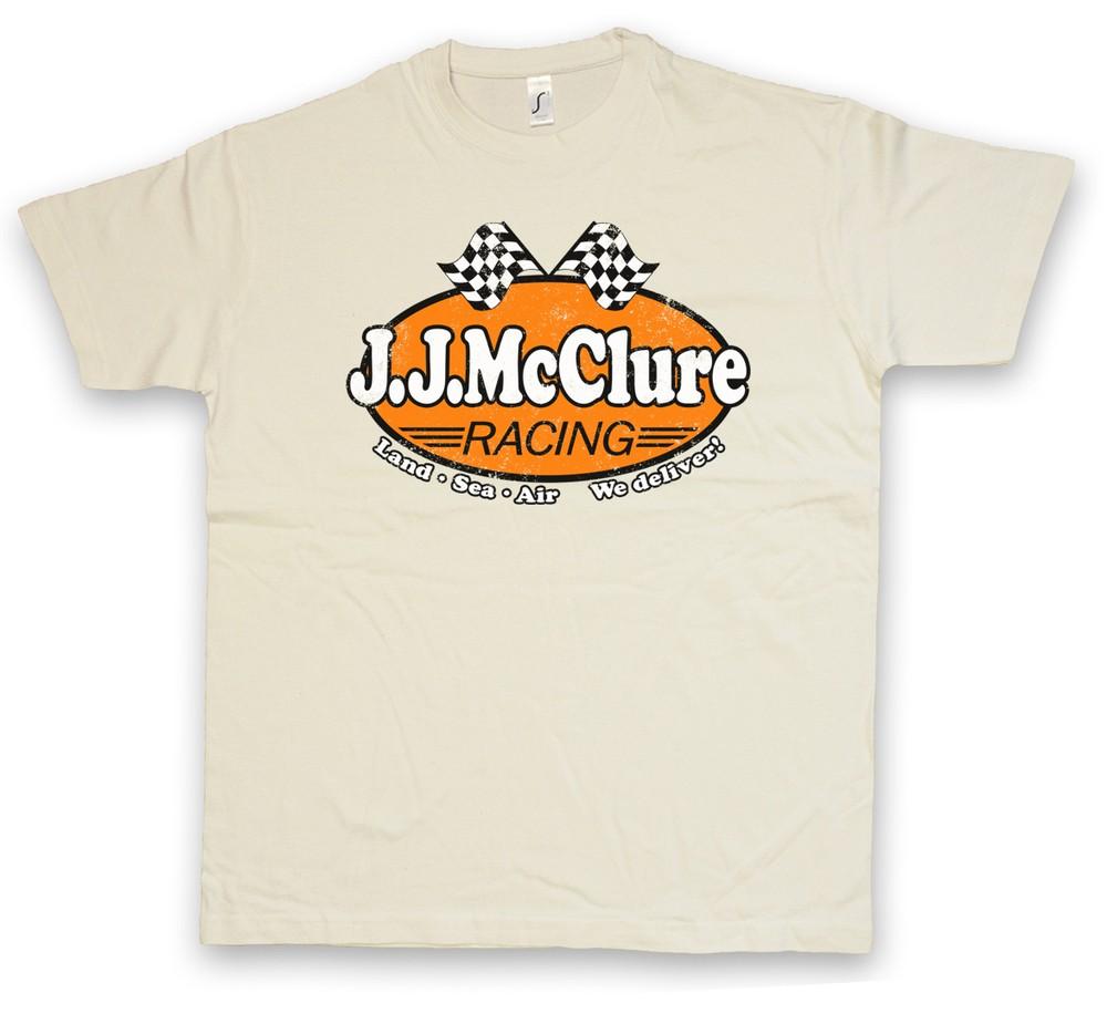 J.J. MCCLURE RACING T-SHIRT The On The Cannonball Highway Is The Run Hell