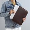 Настоящая кожаная сумка для компьютера iPad, внутренний чехол, горизонтальный и вертикальный стили, 13,3 дюйма, 14,2 дюйма, верхний слой, коровья кожа, защитный кожаный чехол для планшета