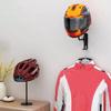 Wall Mounted Motorcycle Helmet Rack Space Aluminum Helmet Display Rack Helmet Holder  Coats