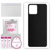 apgo Protective Skin Sticker for the Back Compatible with T-Mobile Revvl 6 5G, Wrap Film, Foil, Vinyl - Pattern Carbon Black