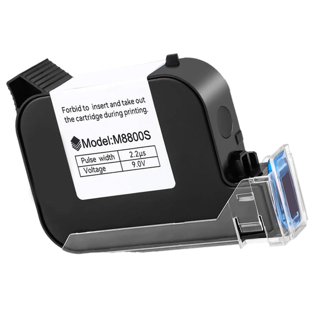 M8800S Quick Dry Black Ink Cartridge for Handheld Inkjet Printer Works On Paper Fabric Wood Plastic