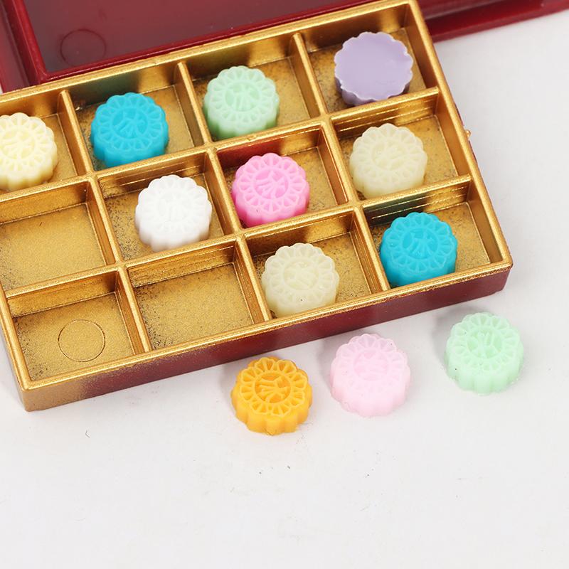 1:12 кукольных миниатюрных моделей Mooncake Model Food Decoration Accessories