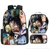 One Piece One Piece Школьная сумка Luffinica Морской король Школьная сумка для ученика Набор рюкзаков
