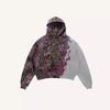 Y2K Gothic Punk Skull Print Hooded Sweatshirt Unisex Oversized Streetwear Casual Long Sleeve Pullover