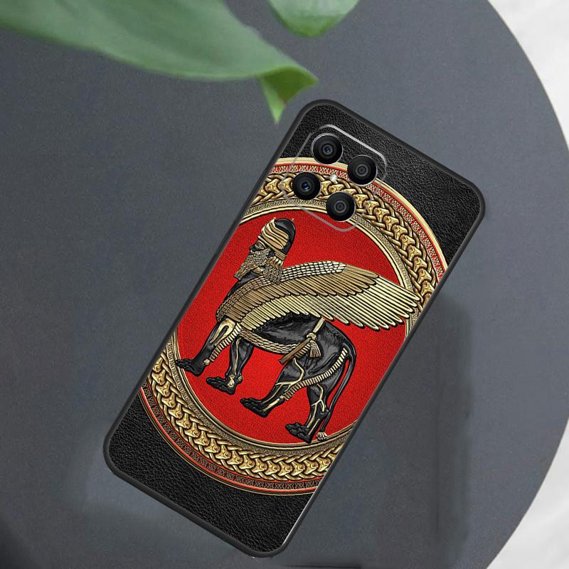 Ламассу Ассирийский Крылатый Лев Для Honor Magic 7 Lite 6 8 Чехол Для Honor 200 400 Pro 90 70 50 X8c X8b X9a X9b X9c X9d Win RT