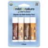 Mild By Nature Sierra Bees™, Органический бальзам для губ, Набор ассорти, 4 штуки, 4,25 г (0,15 унции) Каждый