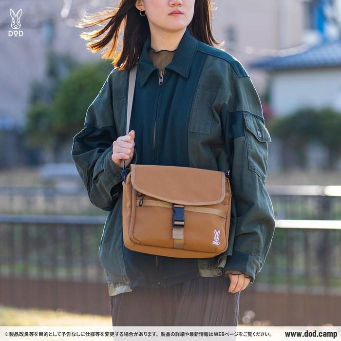 [DOD] Scushova Shoulder Bag Multi-function Multi-storage Water-repellent Unisex Outdoor Festival Lightweight Hands-free BA042-CA One Size