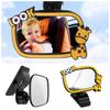Cartoon Deer 360 Rotation Baby Car Mirror 2 In 1 Car Rear Convex Mirror  Car Accessories