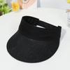 Casual Wide Brim Portable Visors Straw Cap Sun Hat Beach Hat