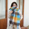 Scarf for Women In Winter Thickened and Warm Thick Tassels Versatile New Scarf for Men Autumn and Winter Plaid Scarf