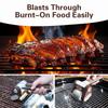 Stainless Steel Roller Grill Cleaner Brush with LED Light Barbecue Cleaner Tools  Outdoor Cooking