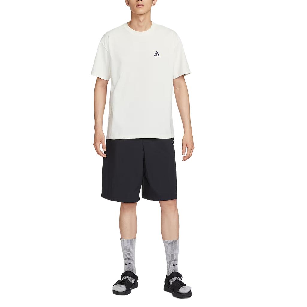 Nike Футболка мужская с коротким рукавом, однотонная, простая, красивая, модная, с принтом логотипа ACG на спине, IH8660133