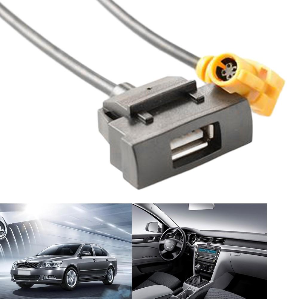 Высококачественный USB-интерфейсный кабель для Skoda Для Octavia RCD510 RSN315 Черный