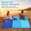 Polyester Fabric Beach Blanket Sandproof Waterproof Outdoor Mat Camping Blanket  Beach Trips