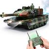 13-канальный 2,4 ГГц Радиоуправляемый Гусеничный Симуляция Армейского Танка Спрей Водяными Бомбами с Поворотной Башней 330° Автоматическая Демонстрация Одной Кнопкой Звук и Свет и Дым Военный Транспорт