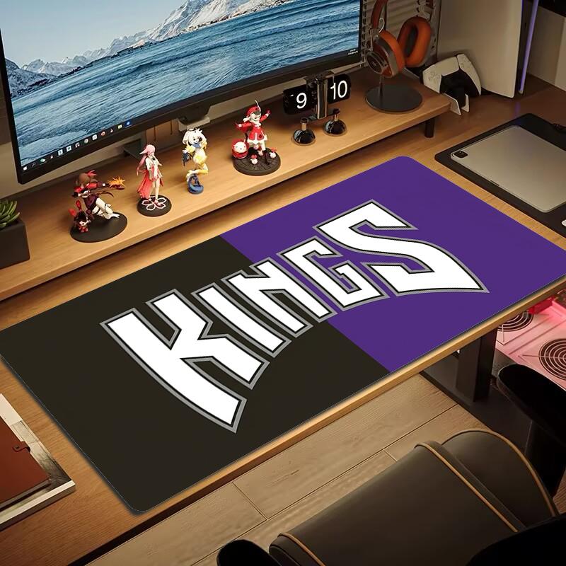 Sacramento Kings Mouse Pad Large Gaming Table Cushion Nonslip Laptop Tablet Big Mousepad Xxl Mat Mini Pc Playmat With Lock Edge