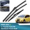 For Toyota Yaris P9 Hatchback French Built 2005-2011 Wiper Front & Rear Wiper Blades Windshield Windscreen Window 24"+16"+12