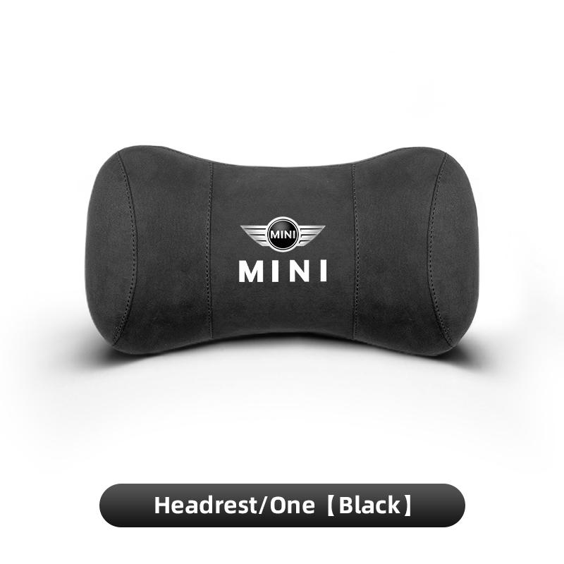 Car Seat Safety Headrest Pad Auto Emblem Neck Pillow For Mini Cooper JCW F54 F55 F56 F57 F60 R50 R52 R53 R55 R56 R57 R58 R59 R60 uylez55