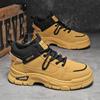 Men's Boots Autumn and Winter Fashion Casual Yellow Boots Thick-soled Non-slip Comfort Outdoor Boots Soft-soled Youth Work Boots