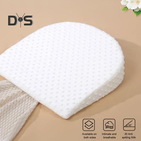 Подушка для кормления ребенка Подушка с эффектом памяти из пены с клиновидной формой и съемным чехлом Двусторонняя подушка для кормления ребенка для сна и кормления грудью