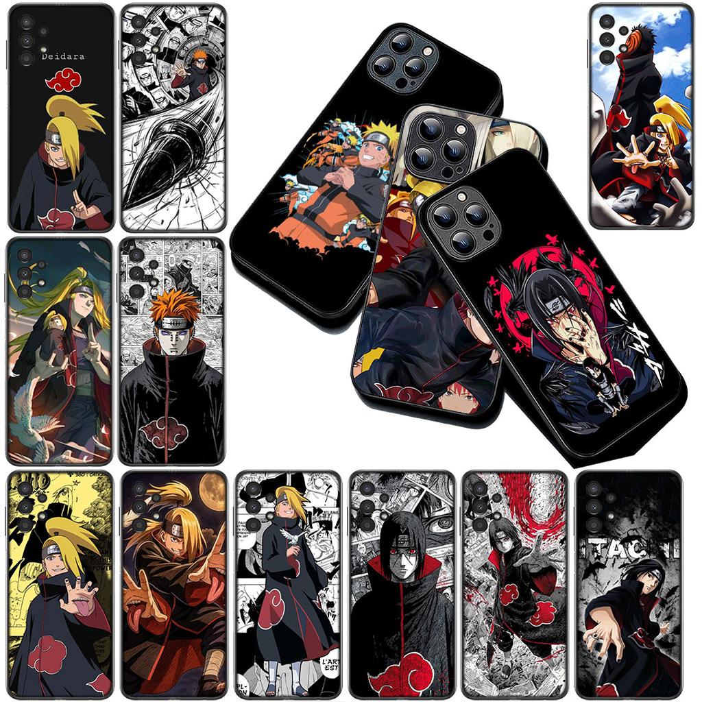 for OPPO A80 A18 A16 A40 A17 A15 A38 A78 A79 A54 A57 A12 A60 4G 5G Phone Cover Soft Case Deidara Pain Narutos Itachi Uchiha