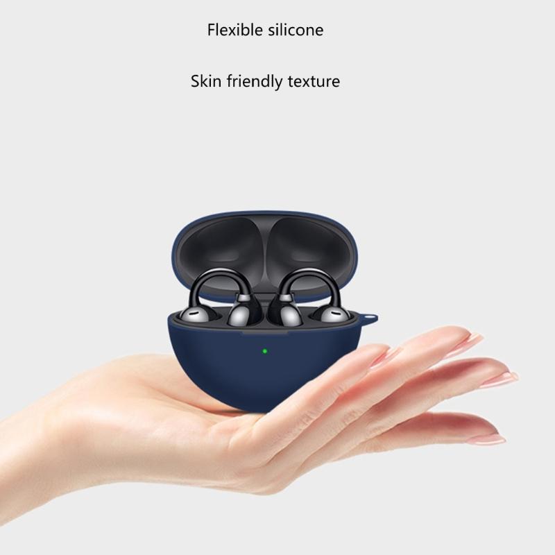 Защитный чехол-скин для зарядного кейса наушников FreeClip, пыле- и ударопрочный чехол из мягкого силикона